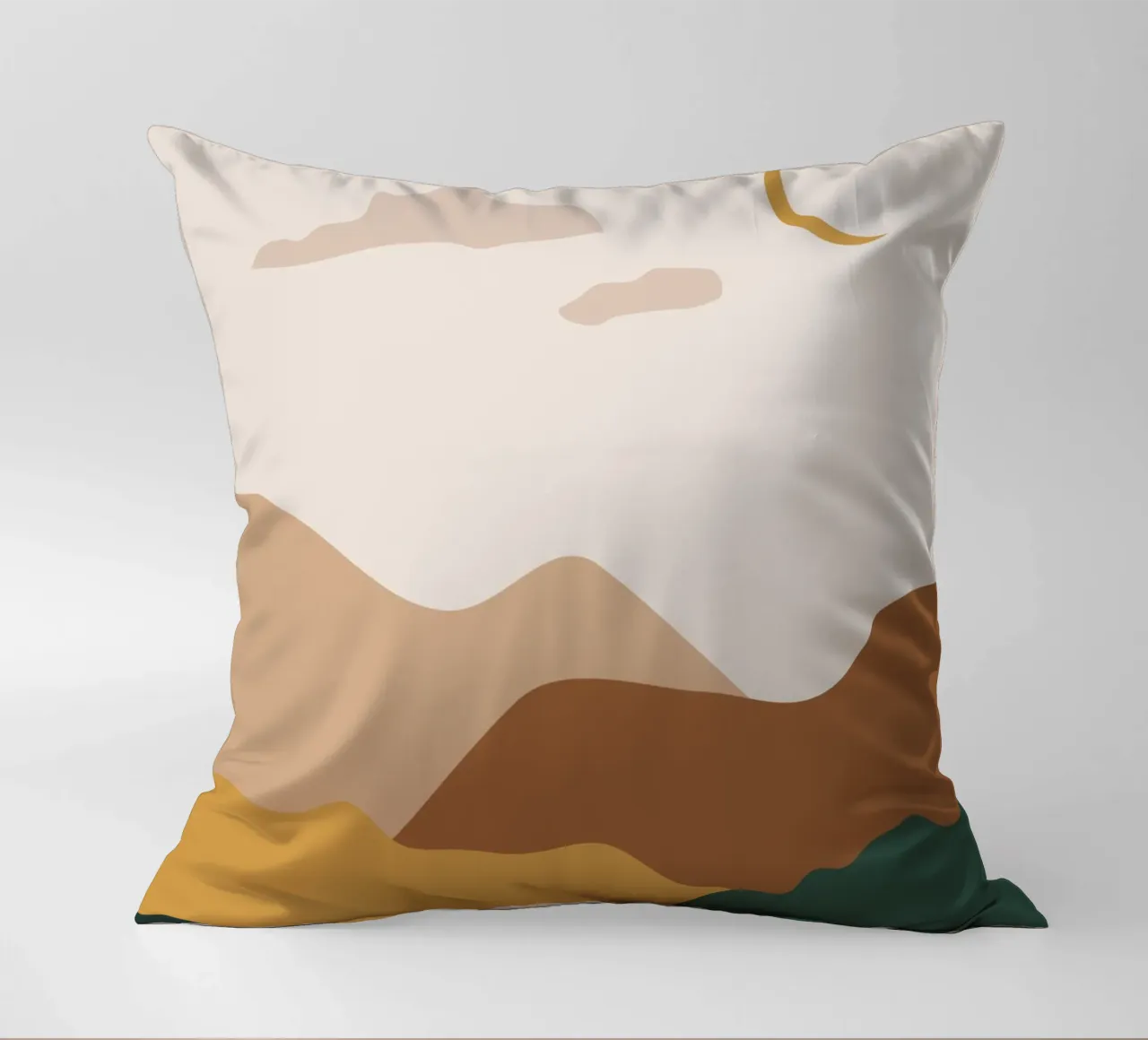 Paesaggio di metà secolo cuscino da IamHomeStudio