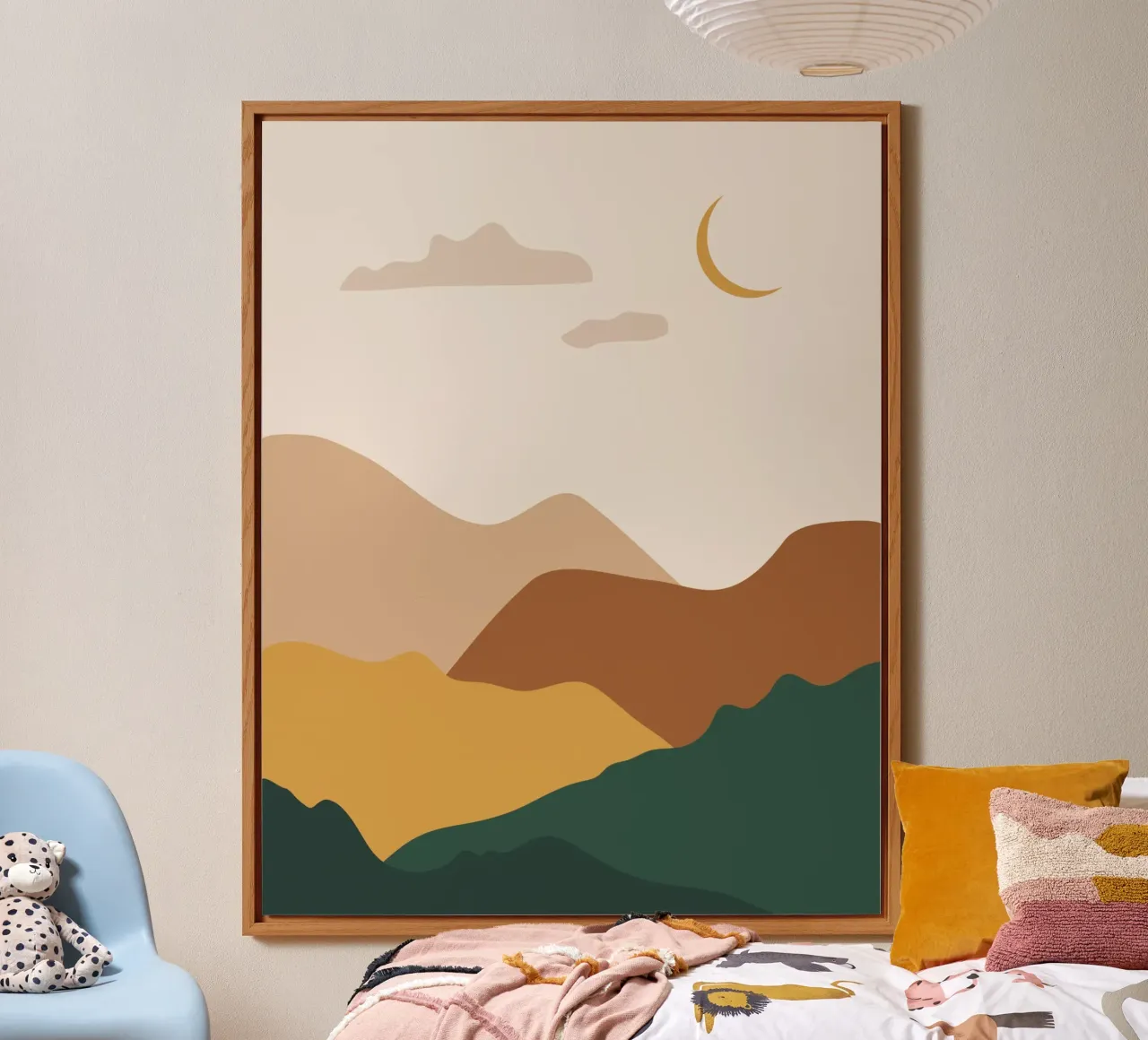 Paesaggio di metà secolo alluminio dibond da IamHomeStudio