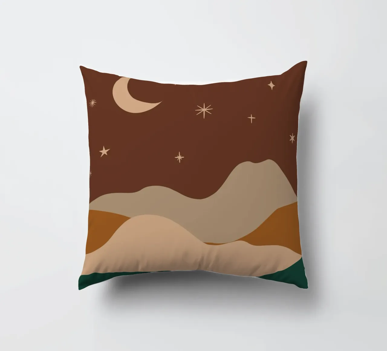 Paesaggio notturno Boho cuscino da IamHomeStudio