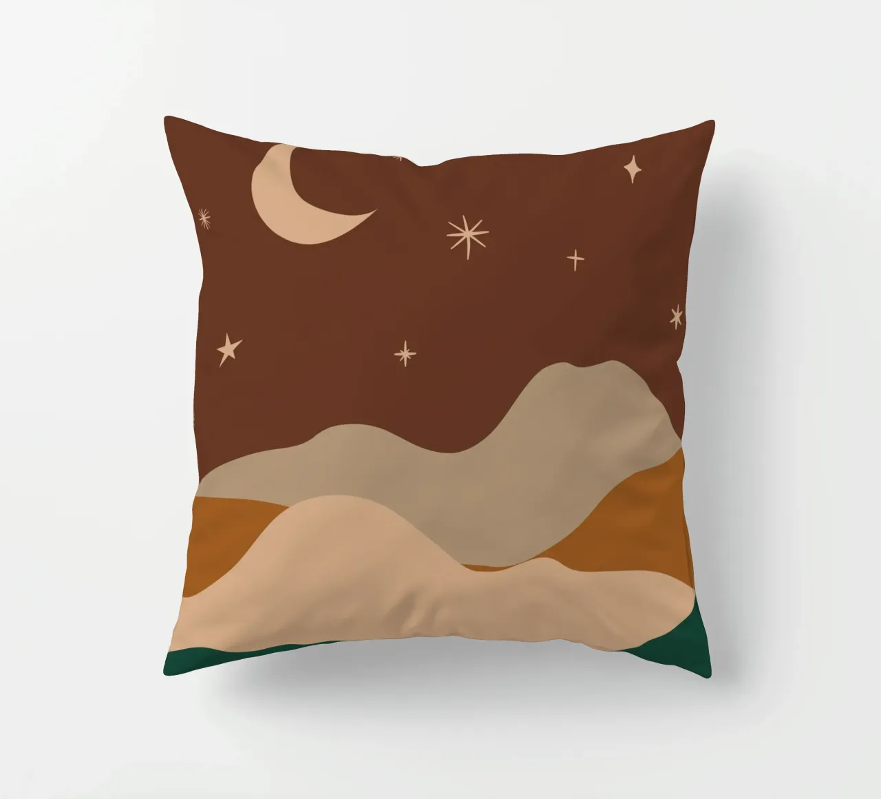 Paesaggio notturno Boho cuscino da IamHomeStudio