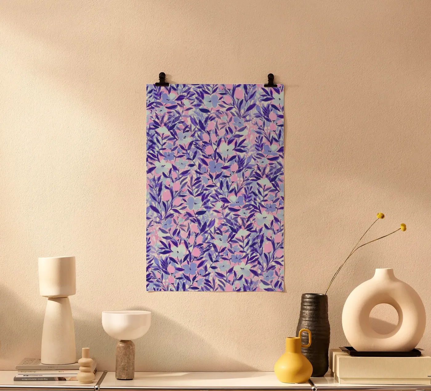 Nonchalant Pink poster da Jacqueline Maldonado