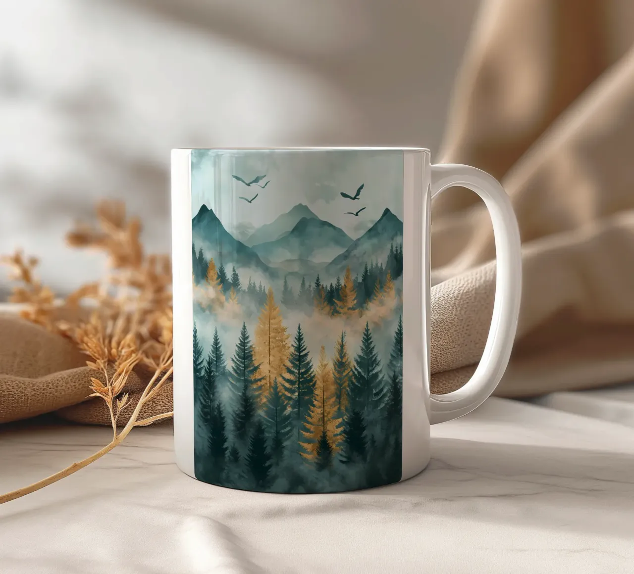Natura selvaggia tazza in ceramica da IamHomeStudio