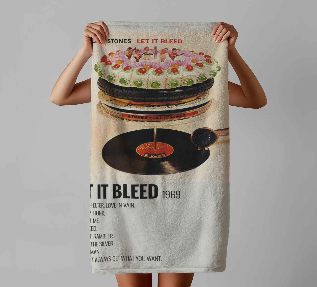 LET IT BLEED 1969 towel by SoundStudio