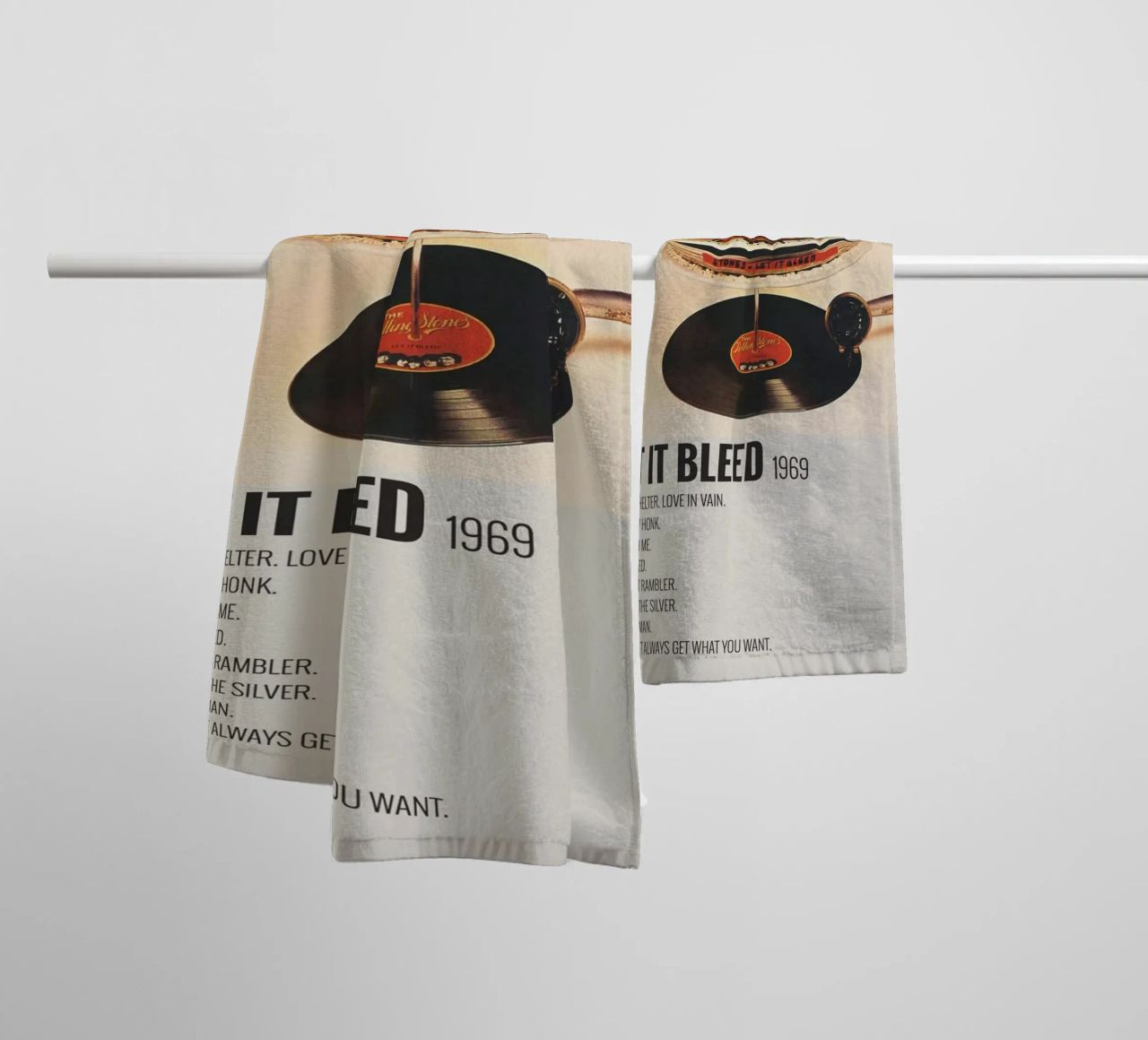 LET IT BLEED 1969 towel by SoundStudio