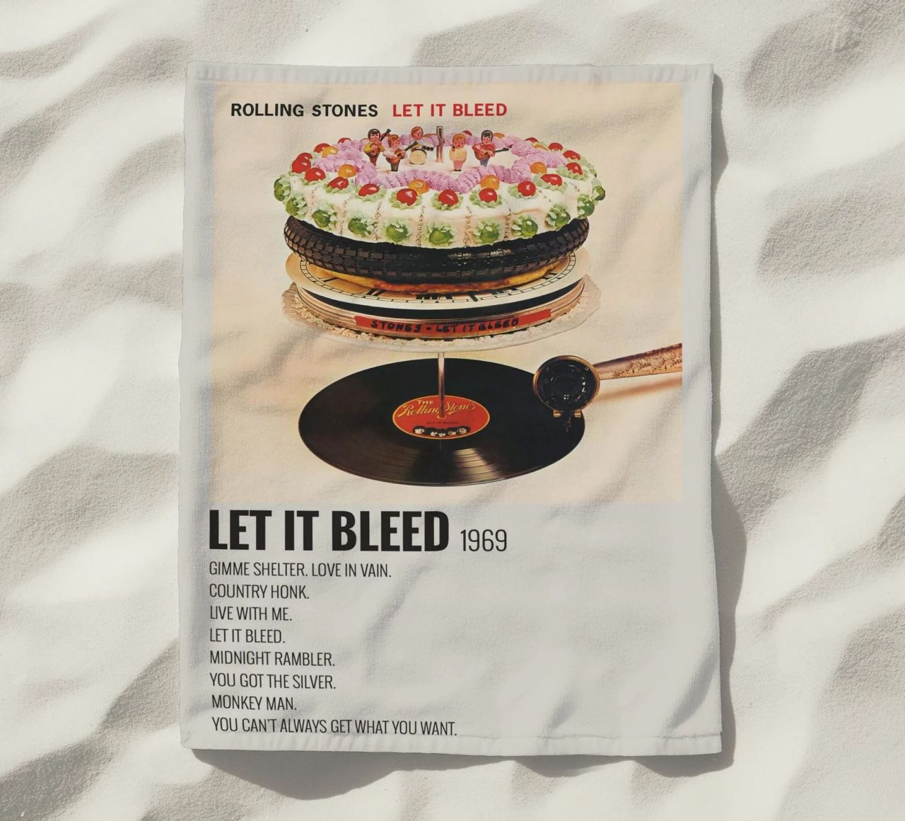 LET IT BLEED 1969 telo mare da SoundStudio
