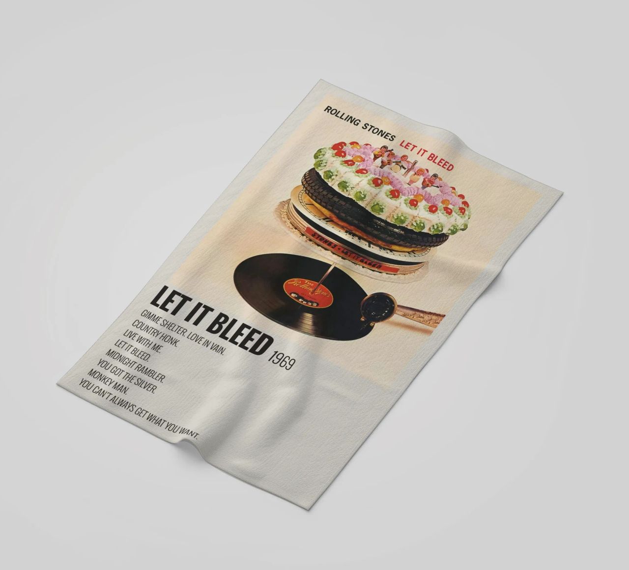 LET IT BLEED 1969 telo mare da SoundStudio