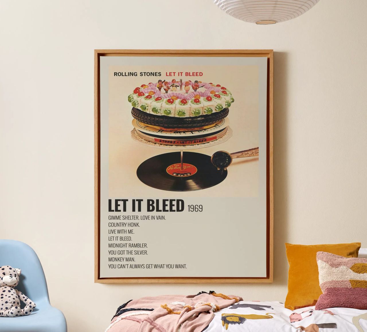 LET IT BLEED 1969 canvas by SoundStudio