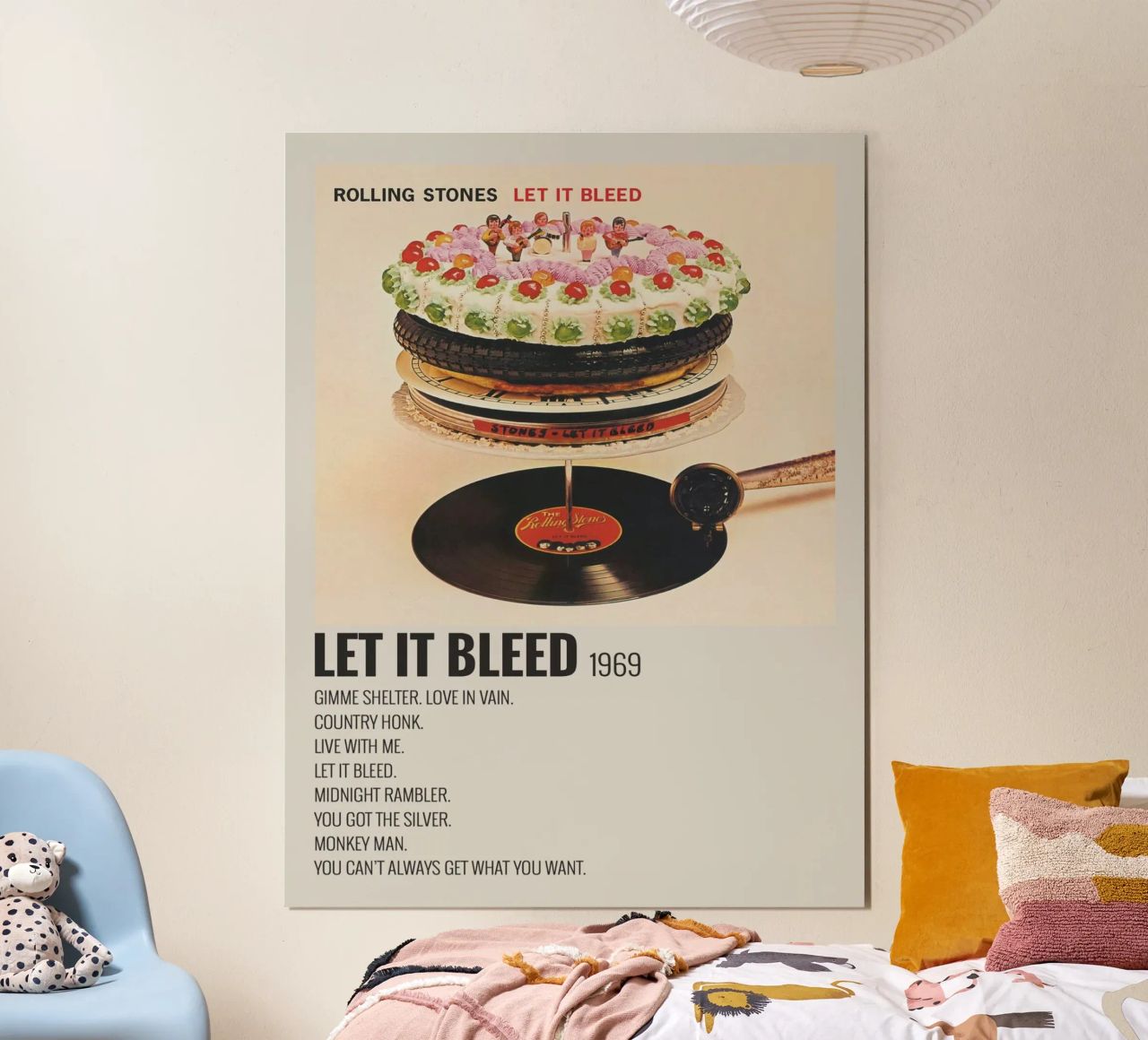 LET IT BLEED 1969 poster by SoundStudio