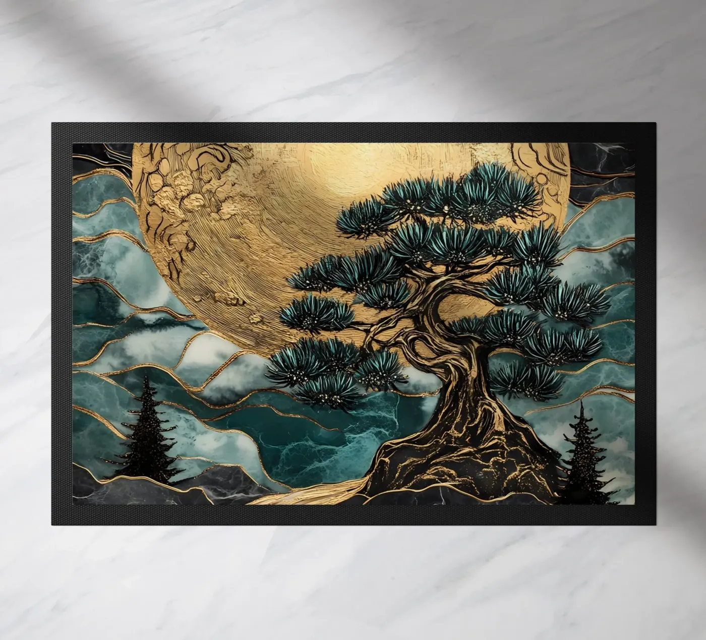 Harmony Tree doormat by IamHomeStudio