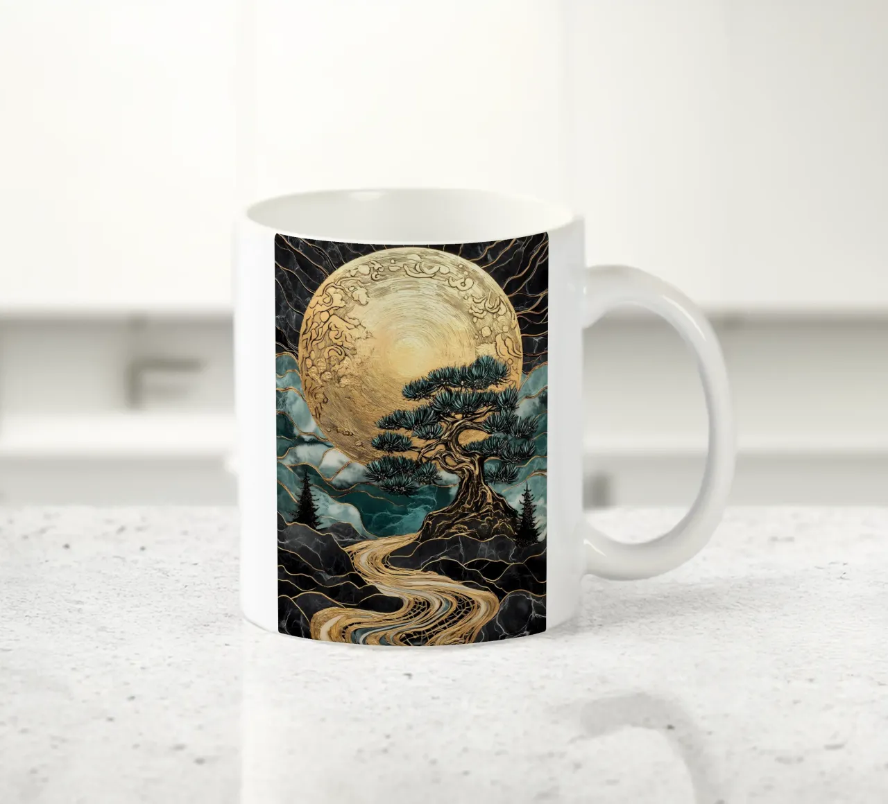 Harmony Tree ceramic mug by IamHomeStudio