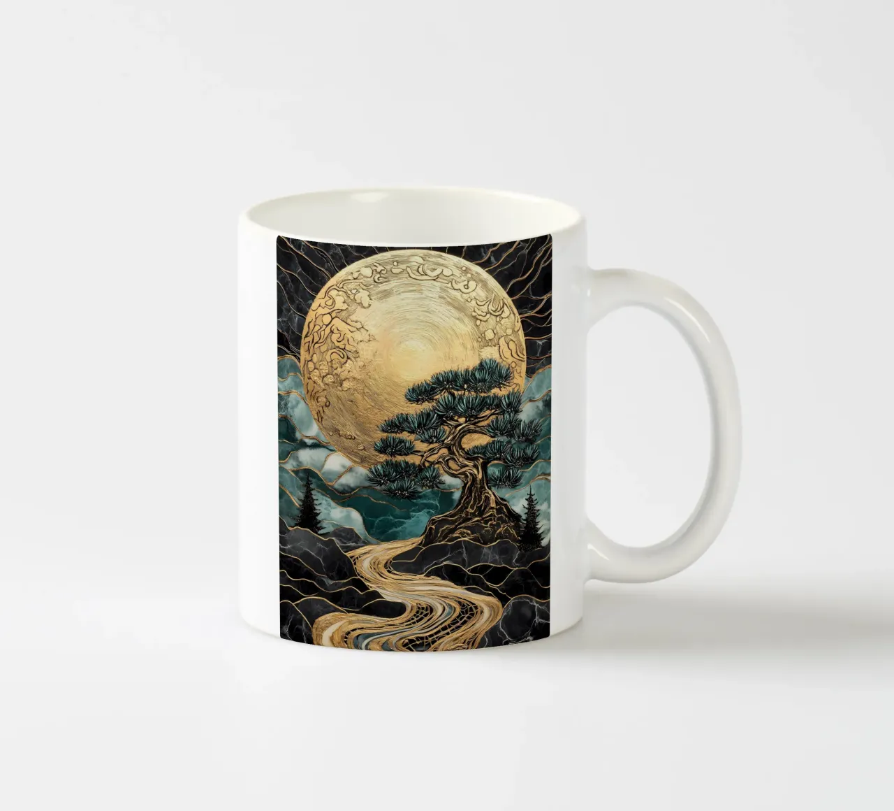 Harmony Tree ceramic mug by IamHomeStudio