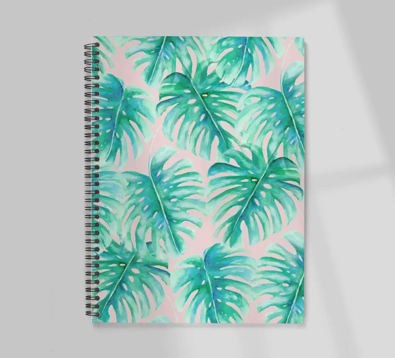 Paradise Palm Blush spiral notebook by Jacqueline Maldonado