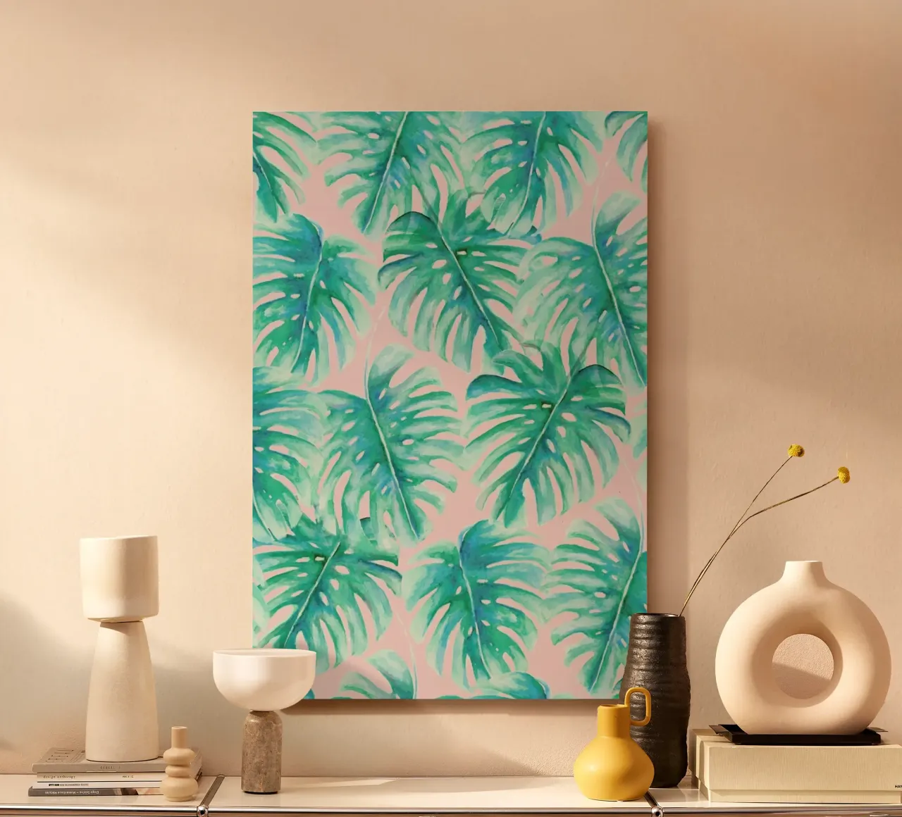 Paradise Palm Blush alluminio dibond da Jacqueline Maldonado
