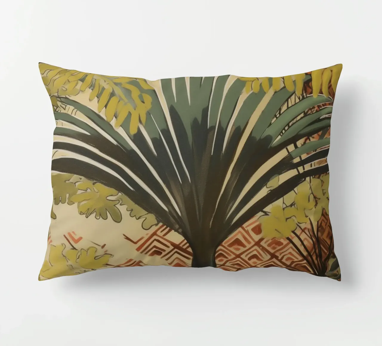 Sogni di palma tropicale cuscino da Carinaprint