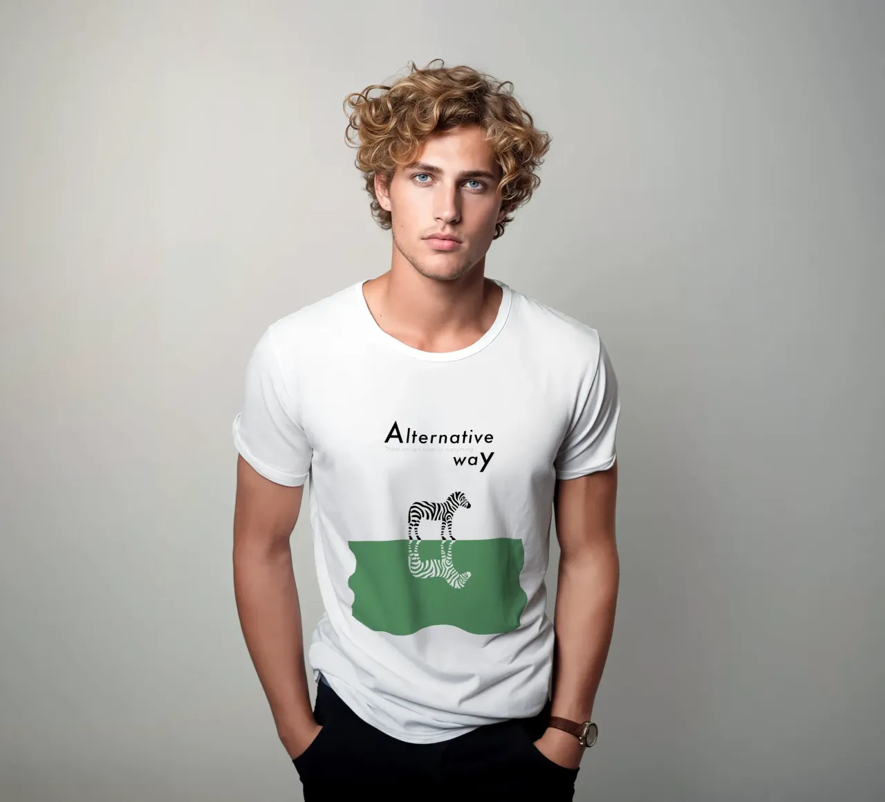 Alternative way t-shirt da natural neutral