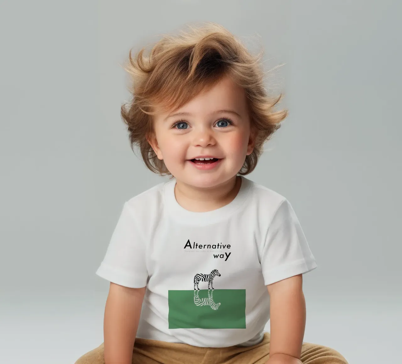 Alternative way maglietta neonato da natural neutral