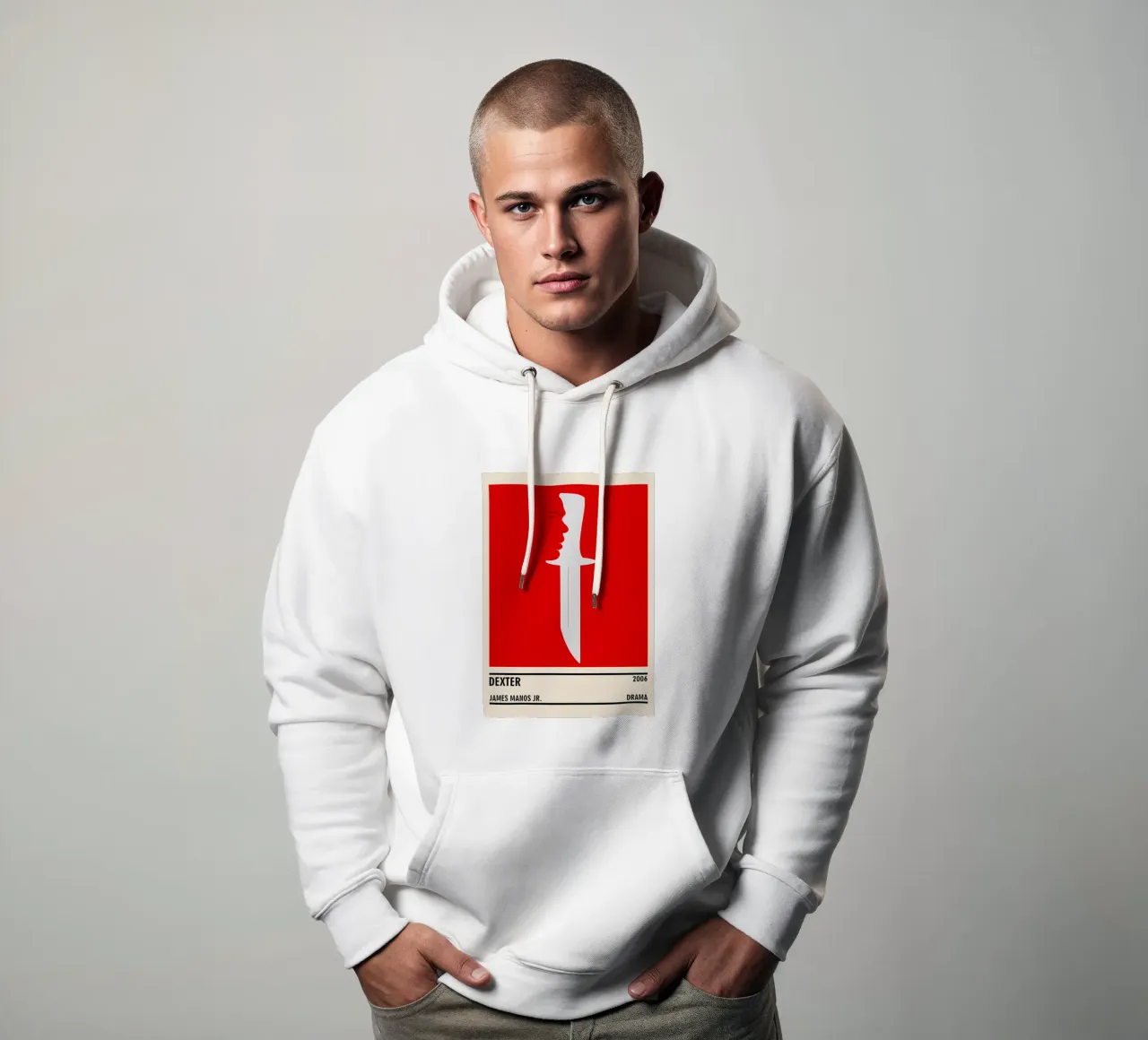 Dexter felpa con cappuccio da TheArtstudio