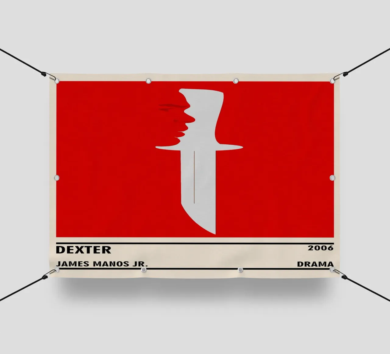 Dexter telo in pvc da TheArtstudio