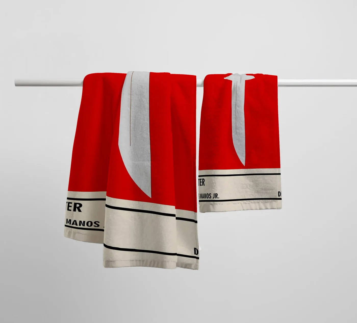 Dexter badhanddoek van TheArtstudio
