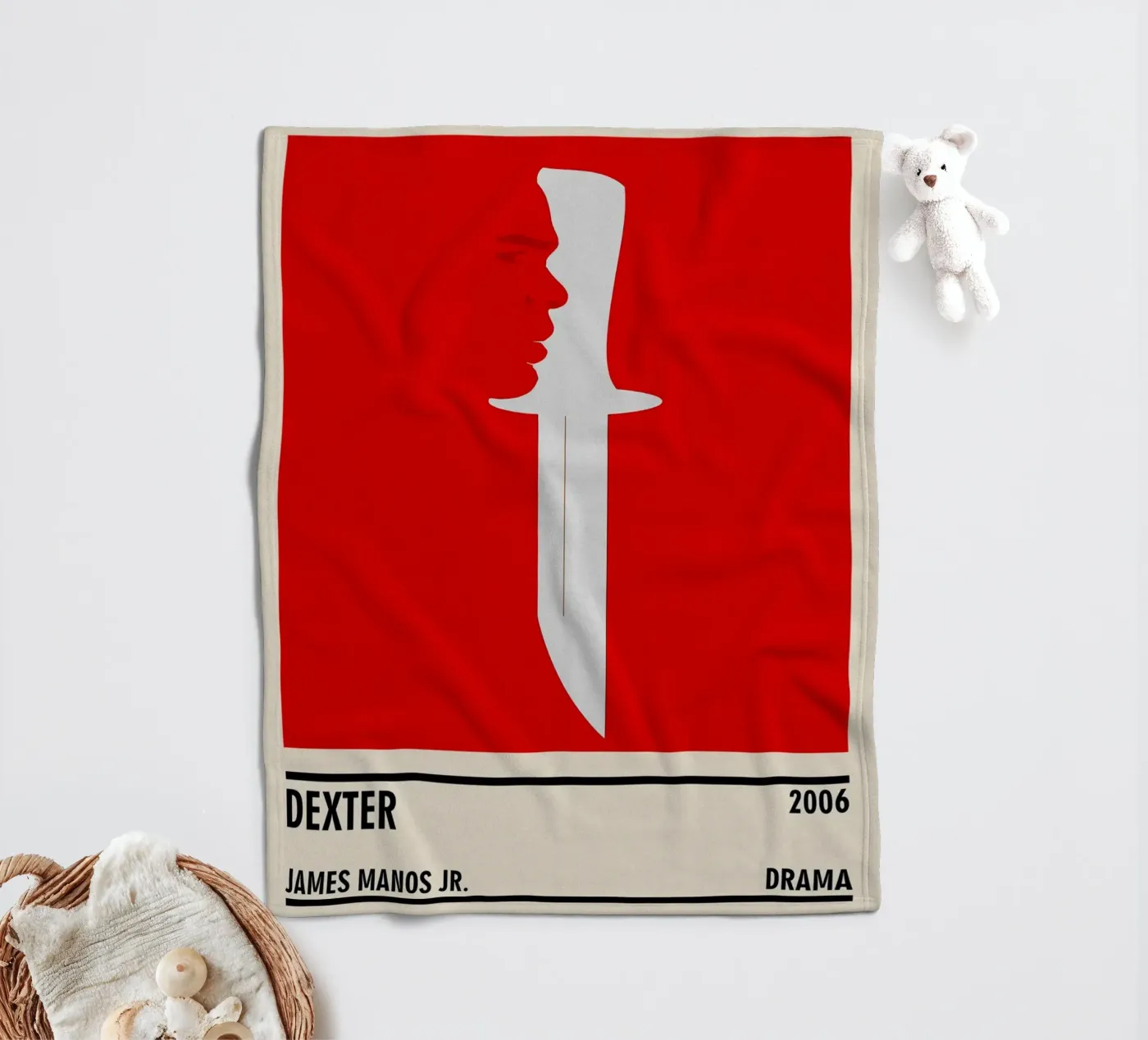 Dexter Fleecedecke von TheArtstudio