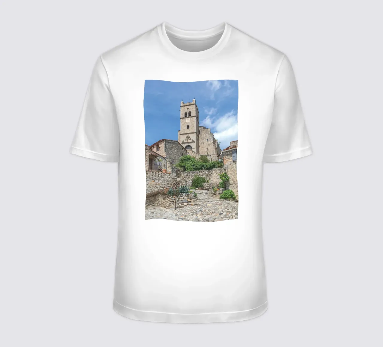 Eglise Saint-Vincent-d'En-Haut, Eus camiseta de Dave Hare Photography