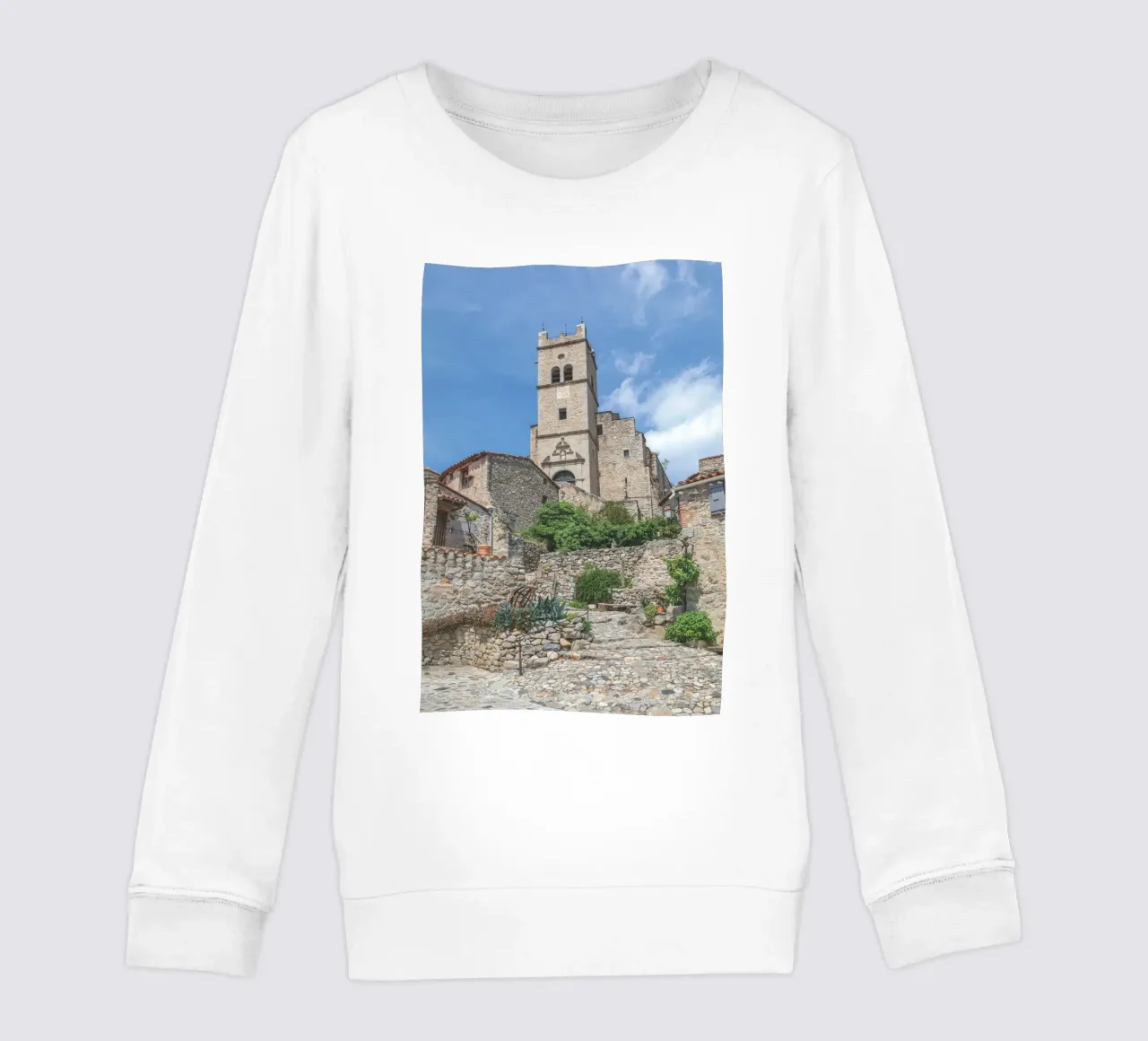 Eglise Saint-Vincent-d'En-Haut, Eus felpa bambino da Dave Hare Photography