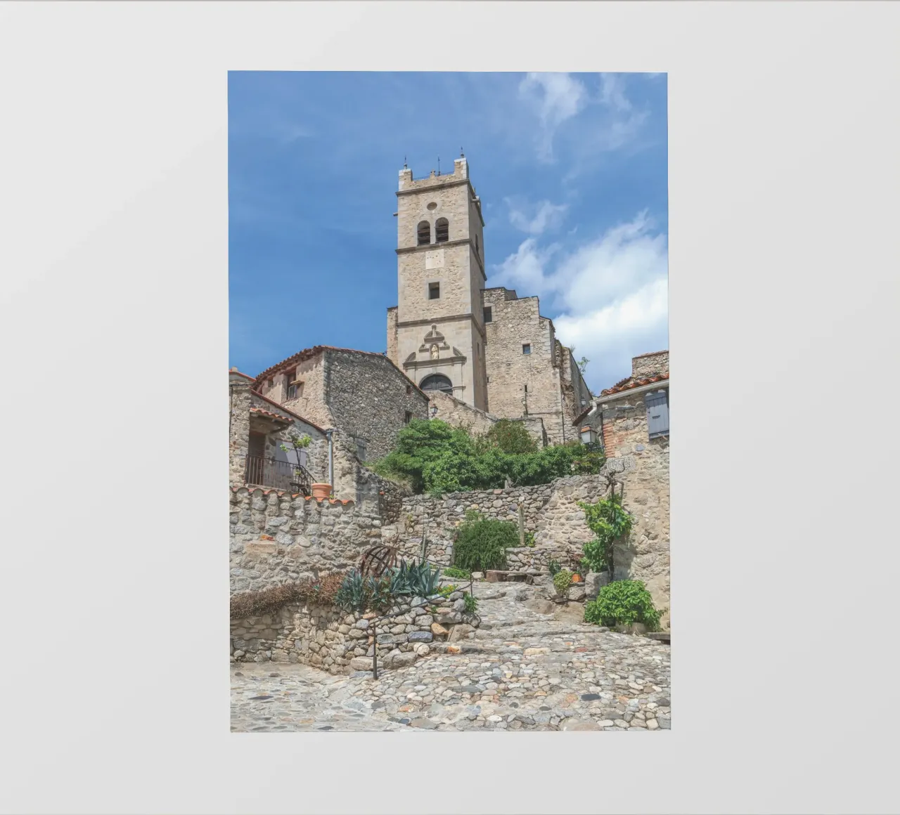 Eglise Saint-Vincent-d'En-Haut, Eus pellicola backlit da Dave Hare Photography