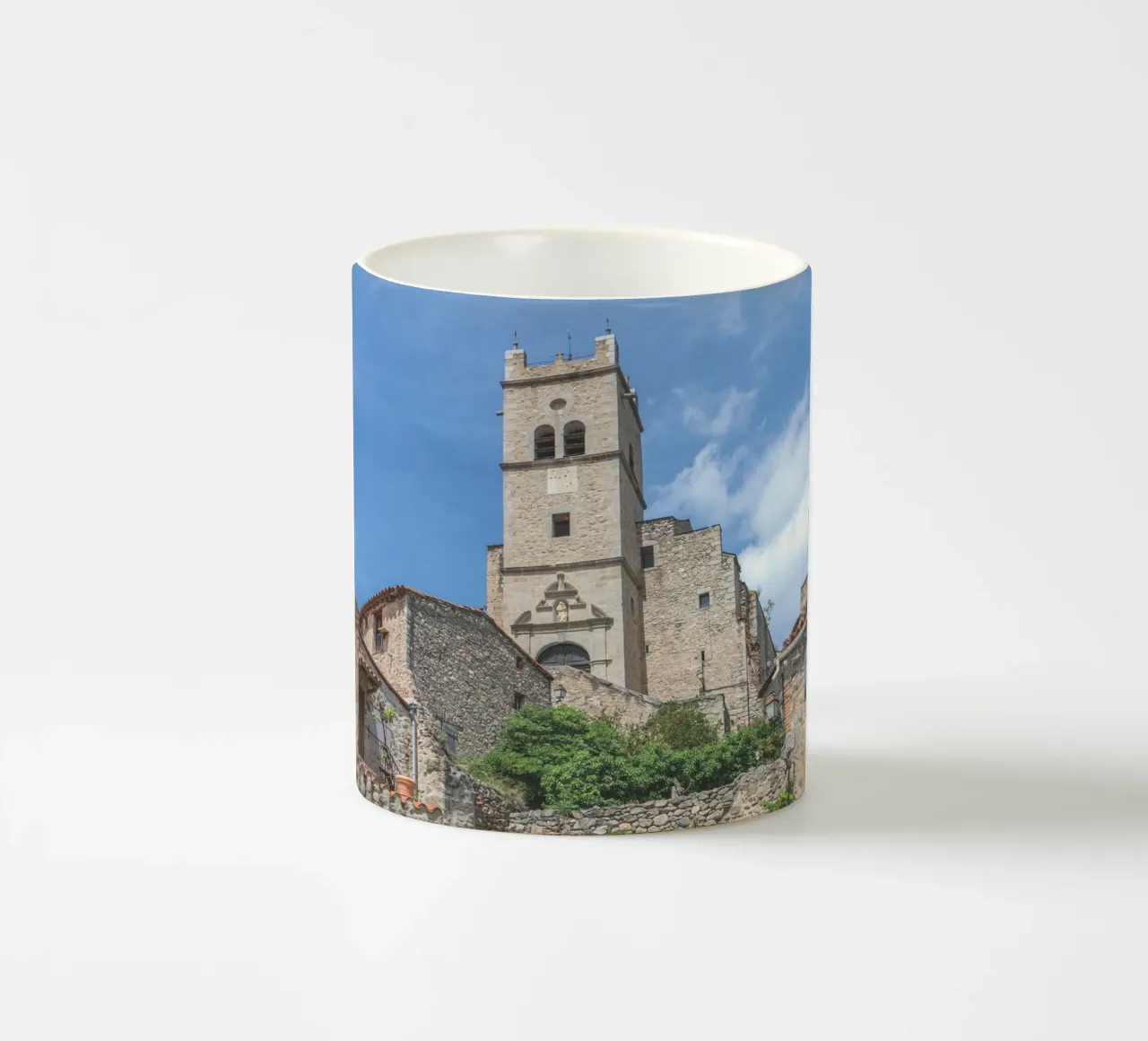 Eglise Saint-Vincent-d'En-Haut, Eus tazza in ceramica da Dave Hare Photography