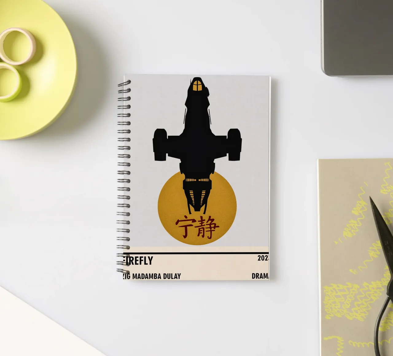 Firefly spiral notebook by TheArtstudio
