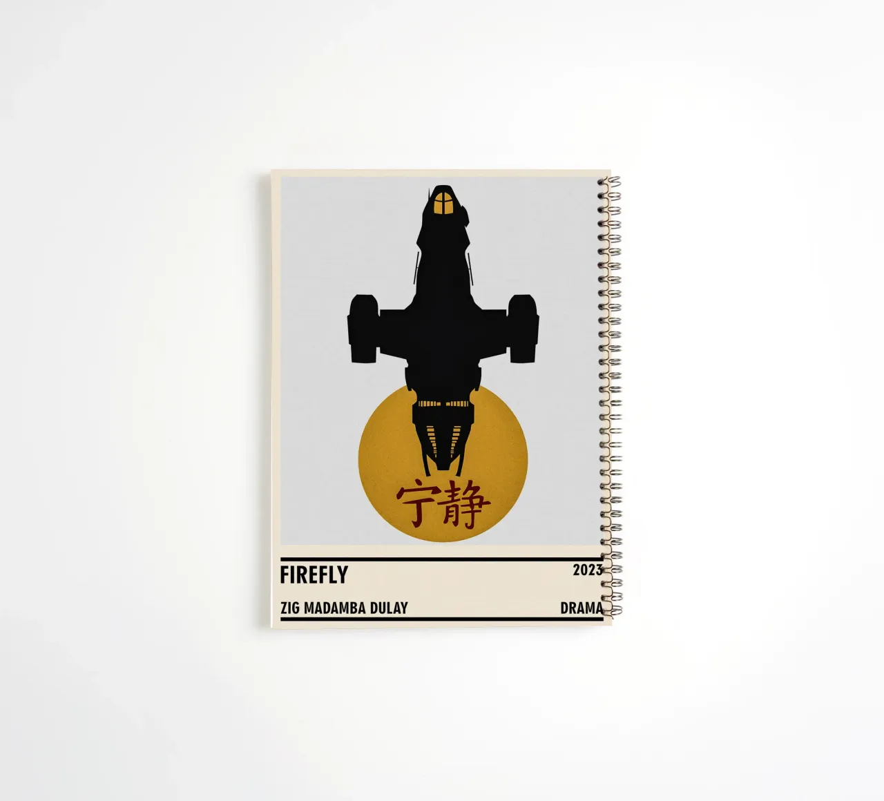Firefly spiral notebook by TheArtstudio