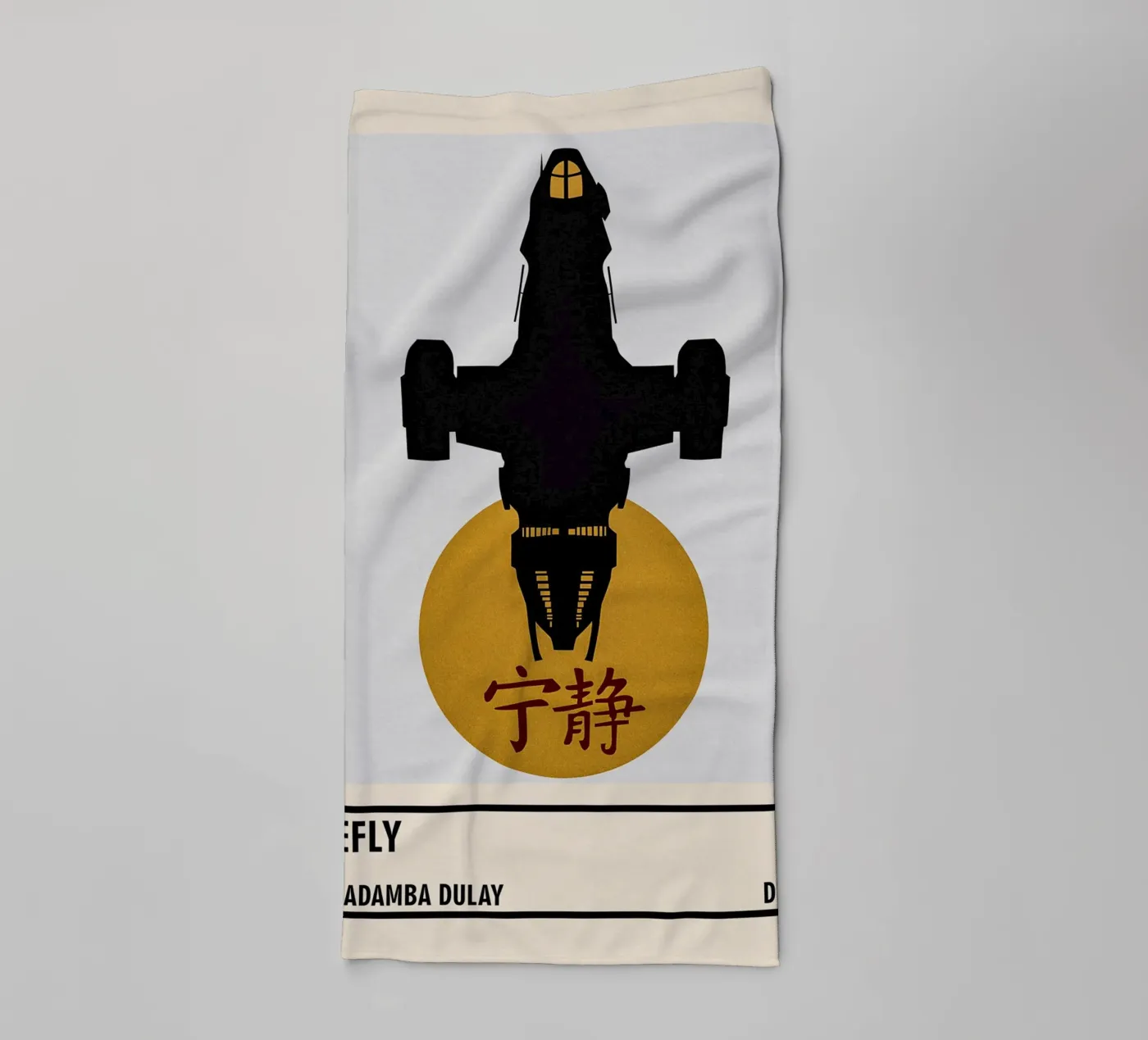 Firefly badhanddoek van TheArtstudio