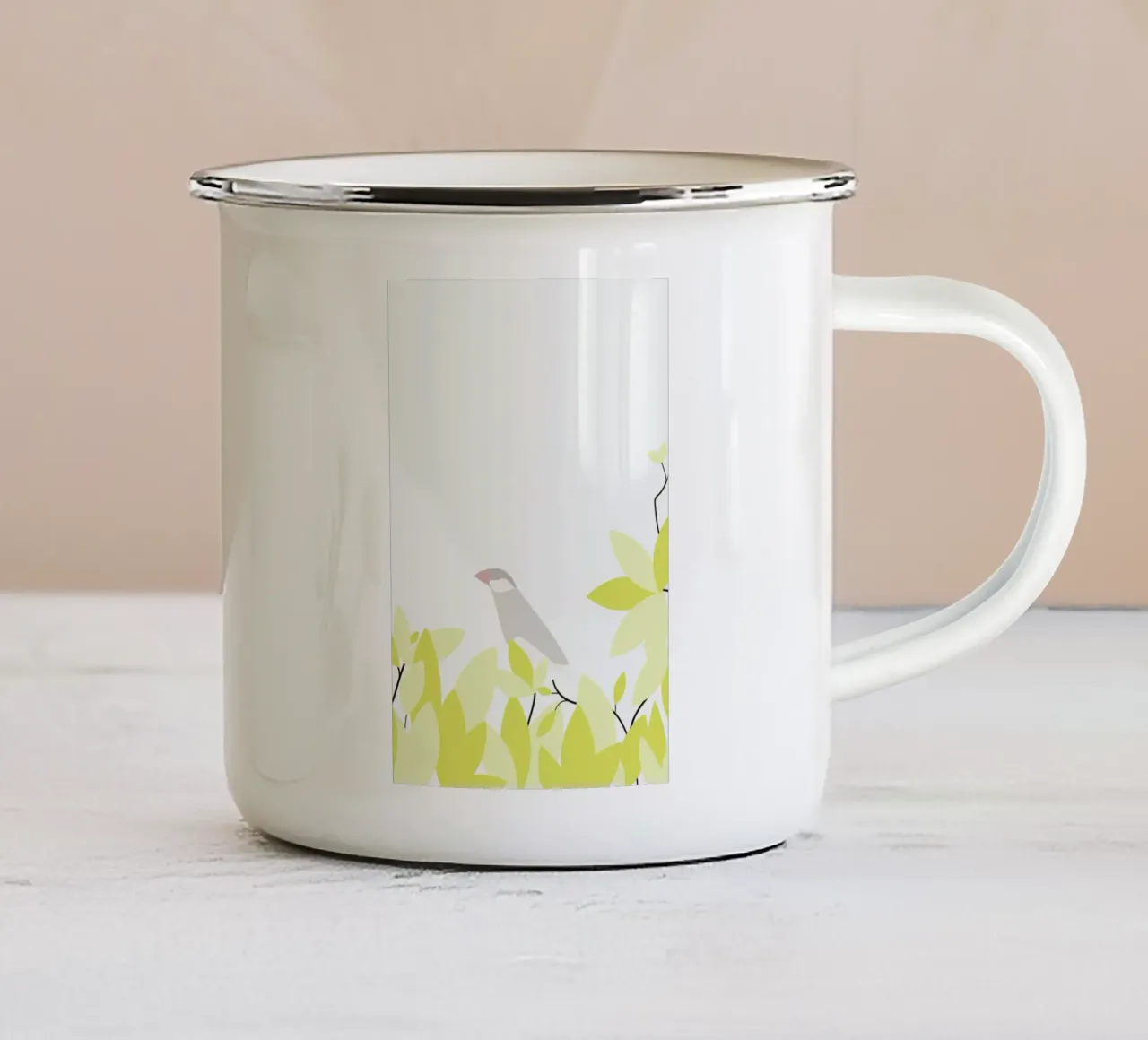 æder frø no.02 Emaille Tasse von Swen Swensøn
