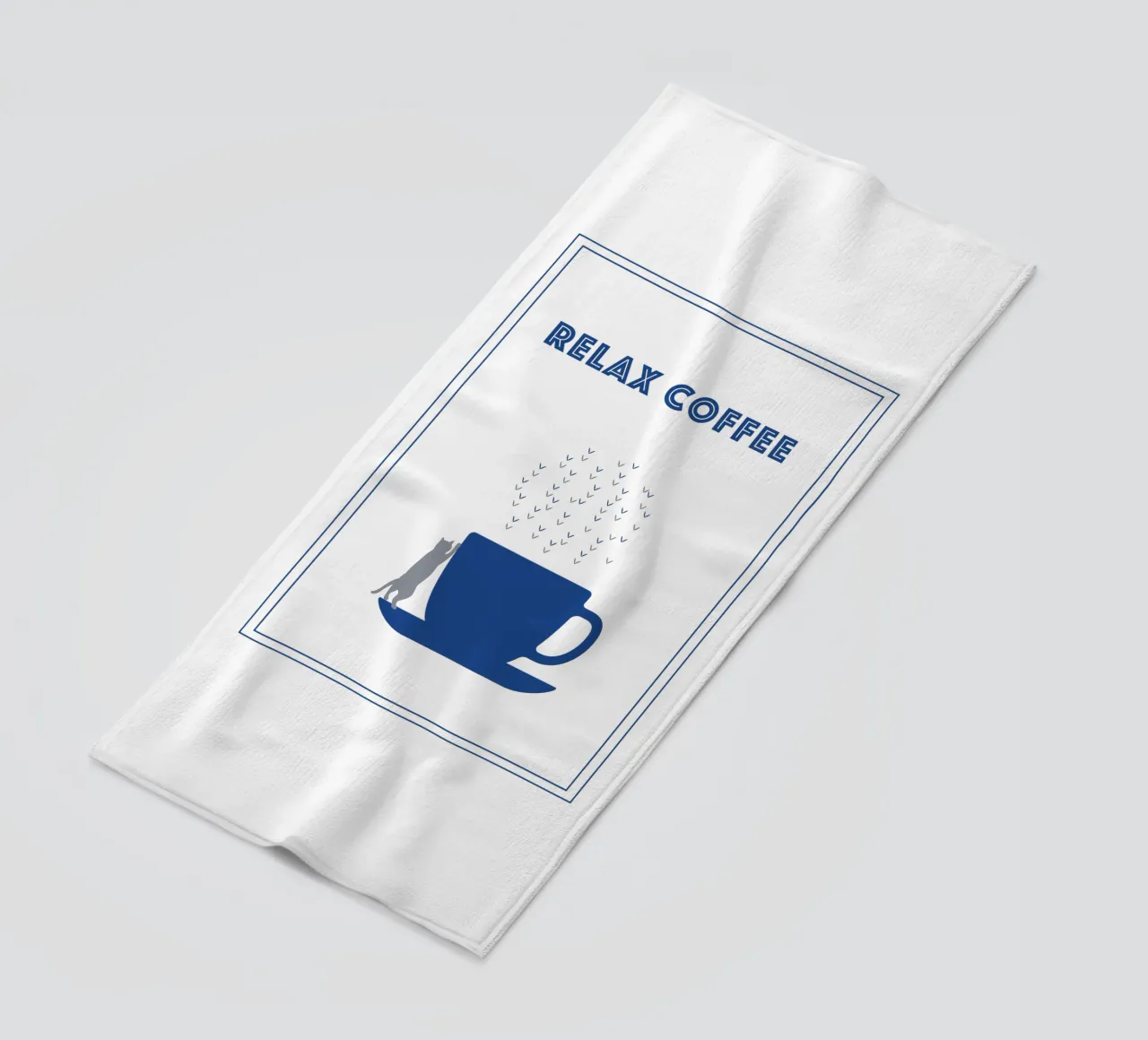RELAX COFFEE CAT telo mare da natural neutral