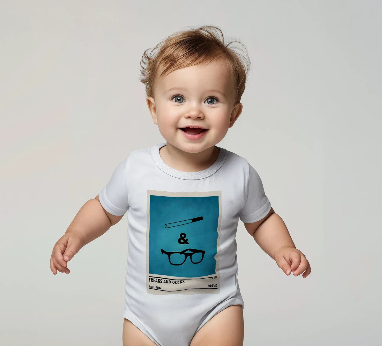 Freaks and Geeks body neonato maniche corte da TheArtstudio