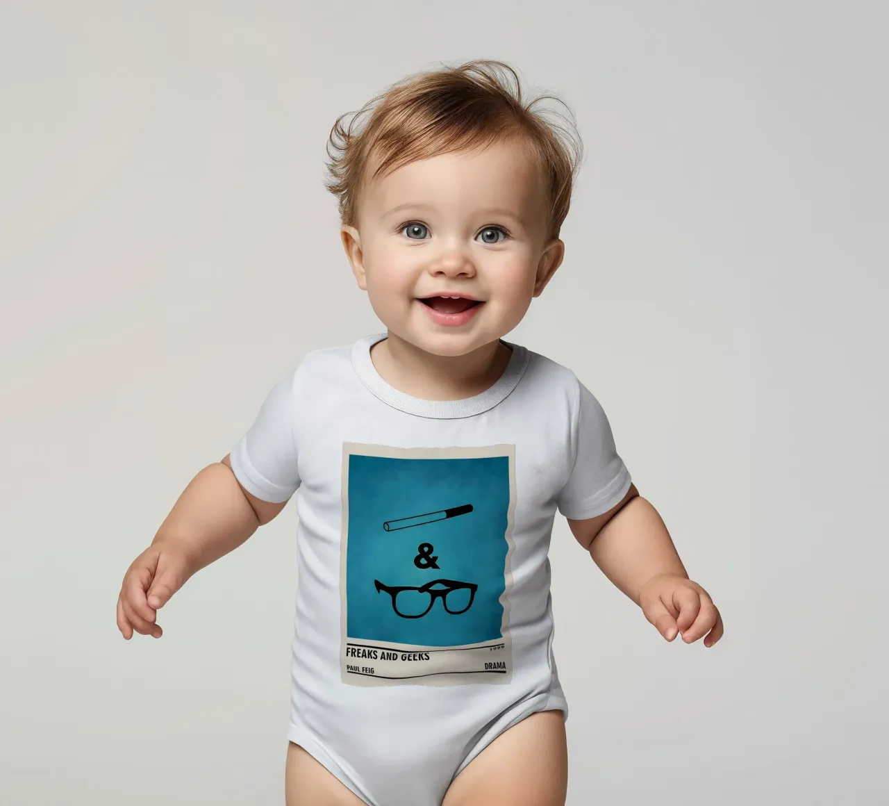 Freaks and Geeks body neonato maniche corte da TheArtstudio
