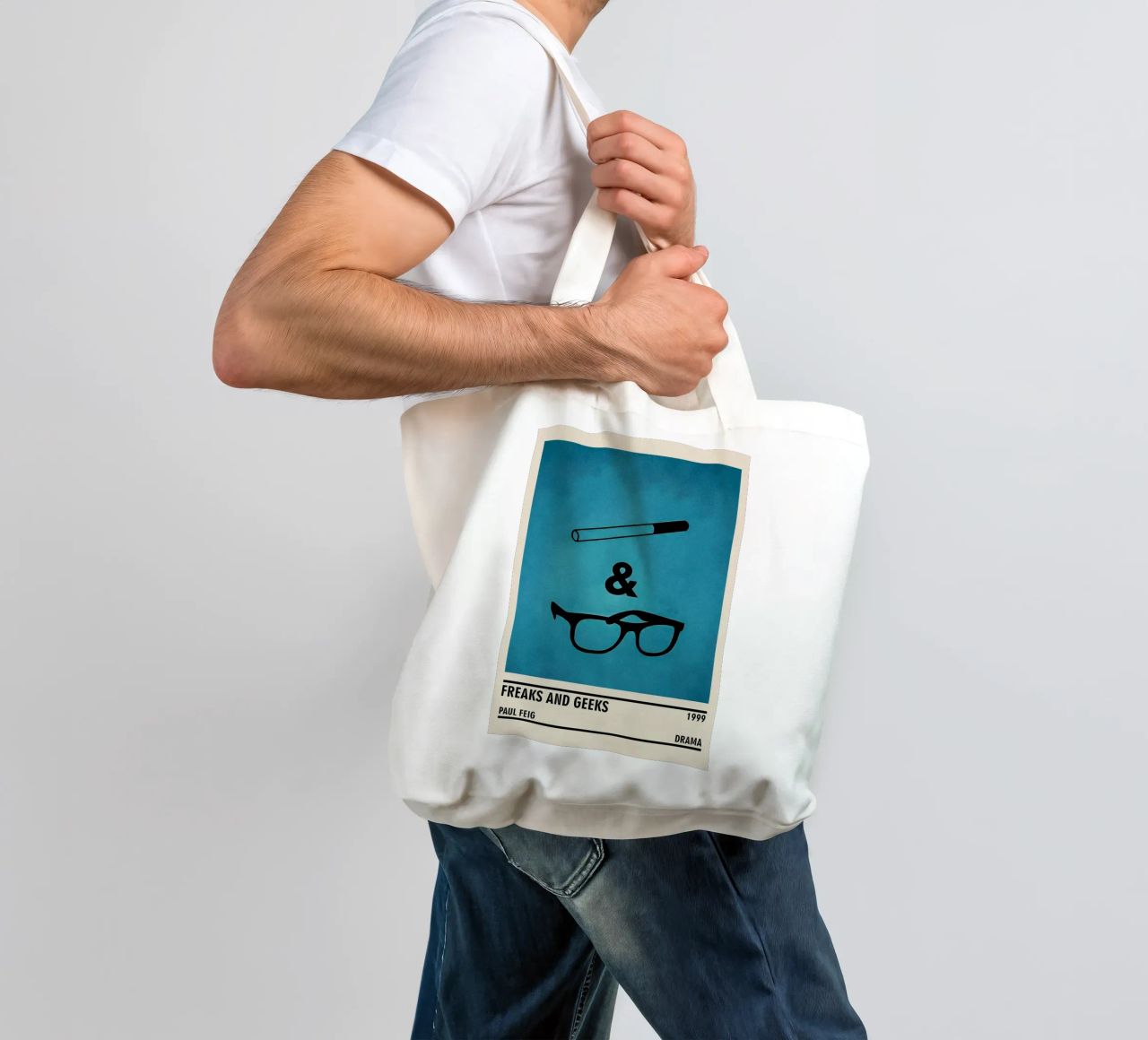 Freaks and Geeks borsa in juta da TheArtstudio