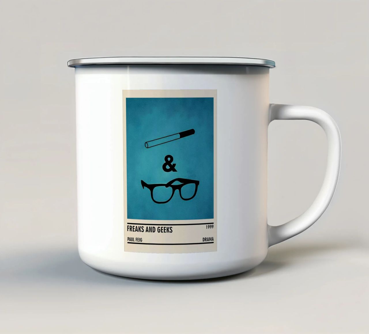 Freaks and Geeks tazza in smalto da TheArtstudio