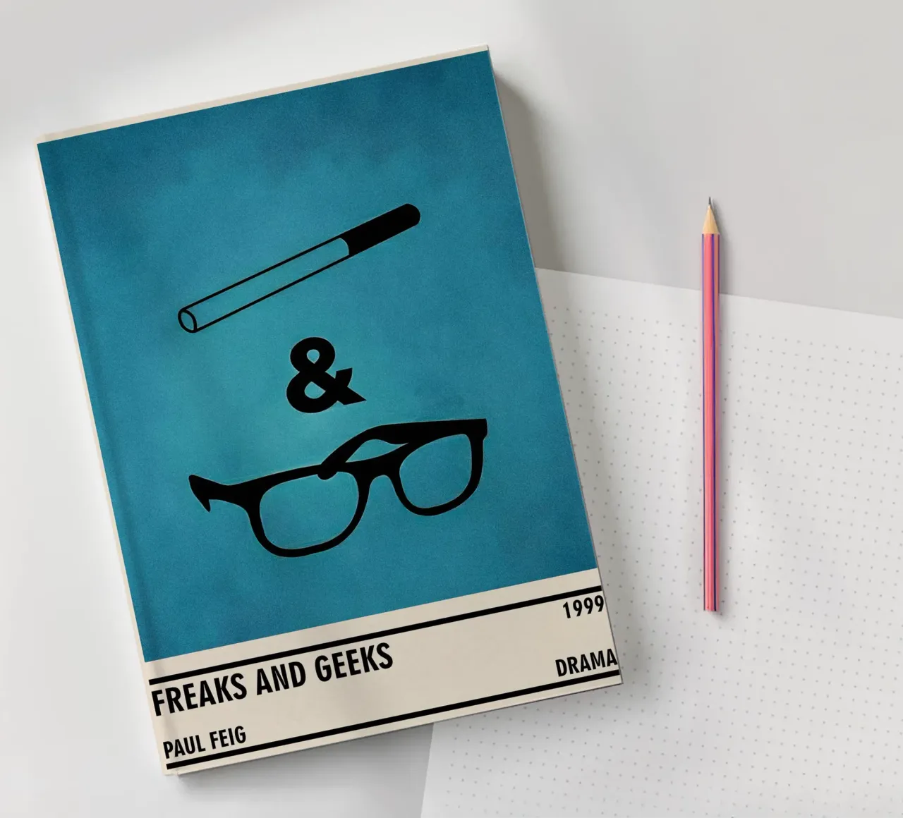 Freaks and Geeks notebook by TheArtstudio