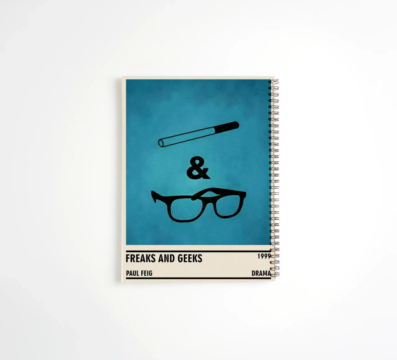 Freaks and Geeks spiral notebook by TheArtstudio