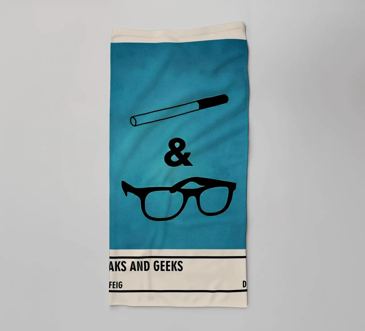 Freaks and Geeks asciugamano da bagno da TheArtstudio