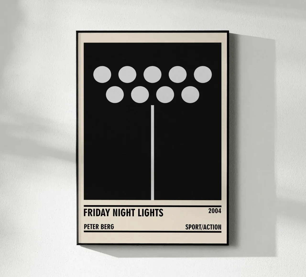 Friday Night Lights plexiglass da TheArtstudio