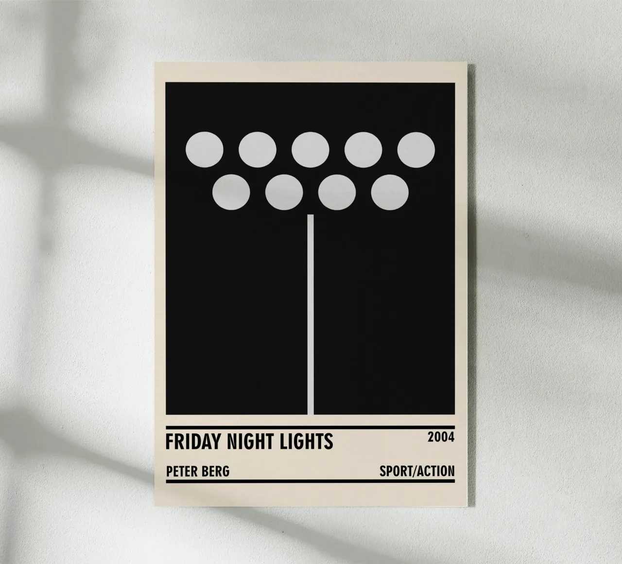 Friday Night Lights plexiglass da TheArtstudio