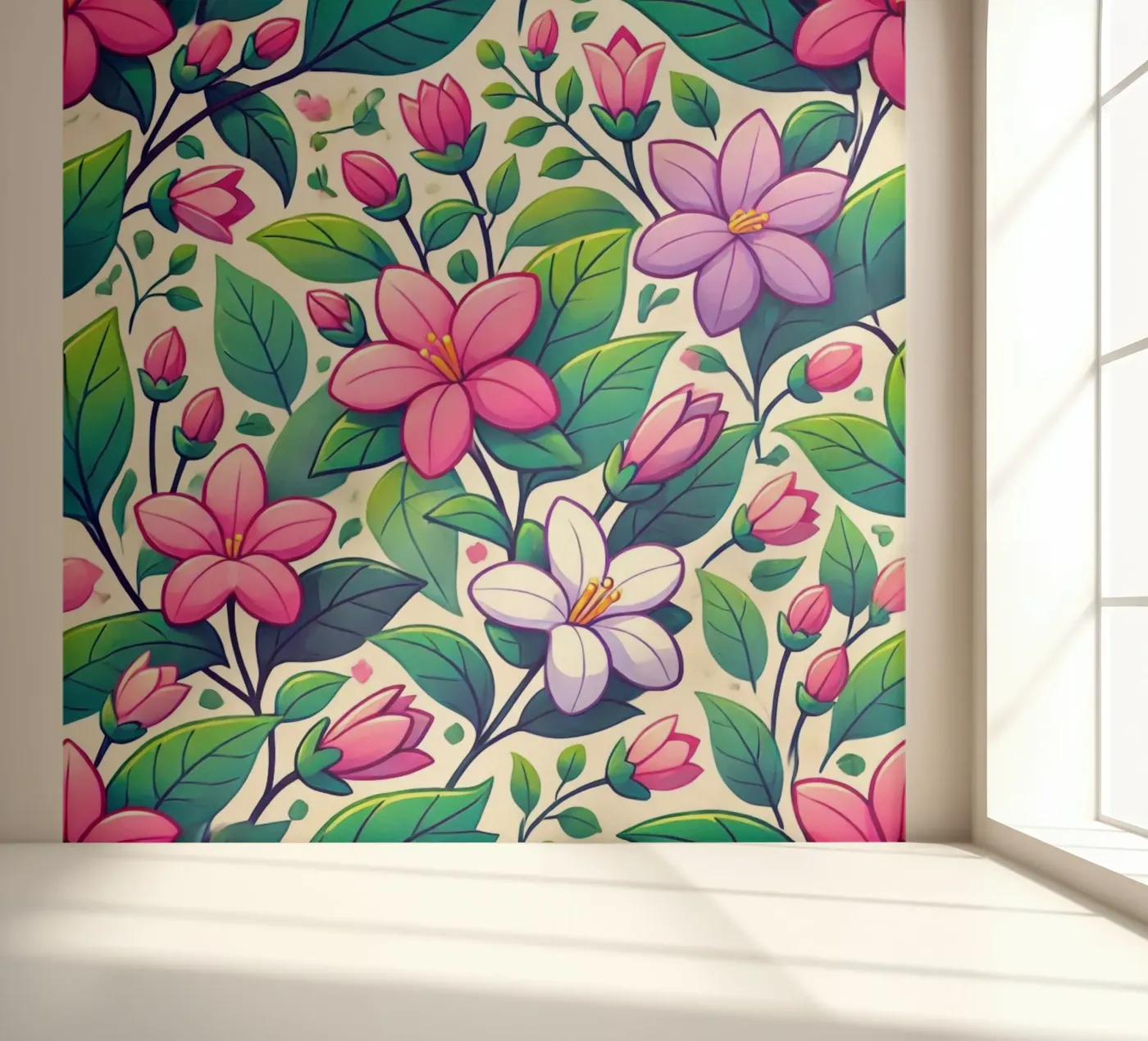 Jasmijn vreugde fotobehang van Organic Aesthetics