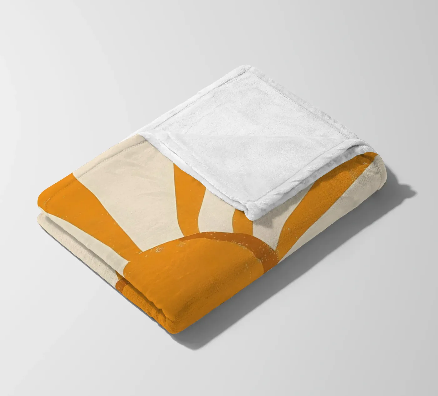 Boho Sun fleece blanket by IamHomeStudio