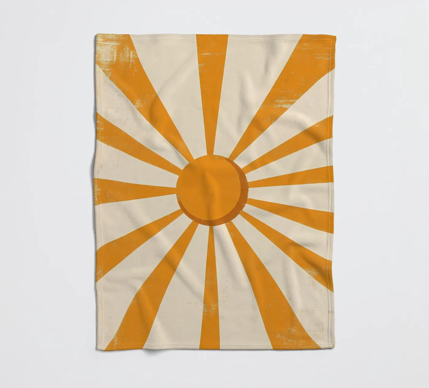 Boho Sun fleece blanket by IamHomeStudio