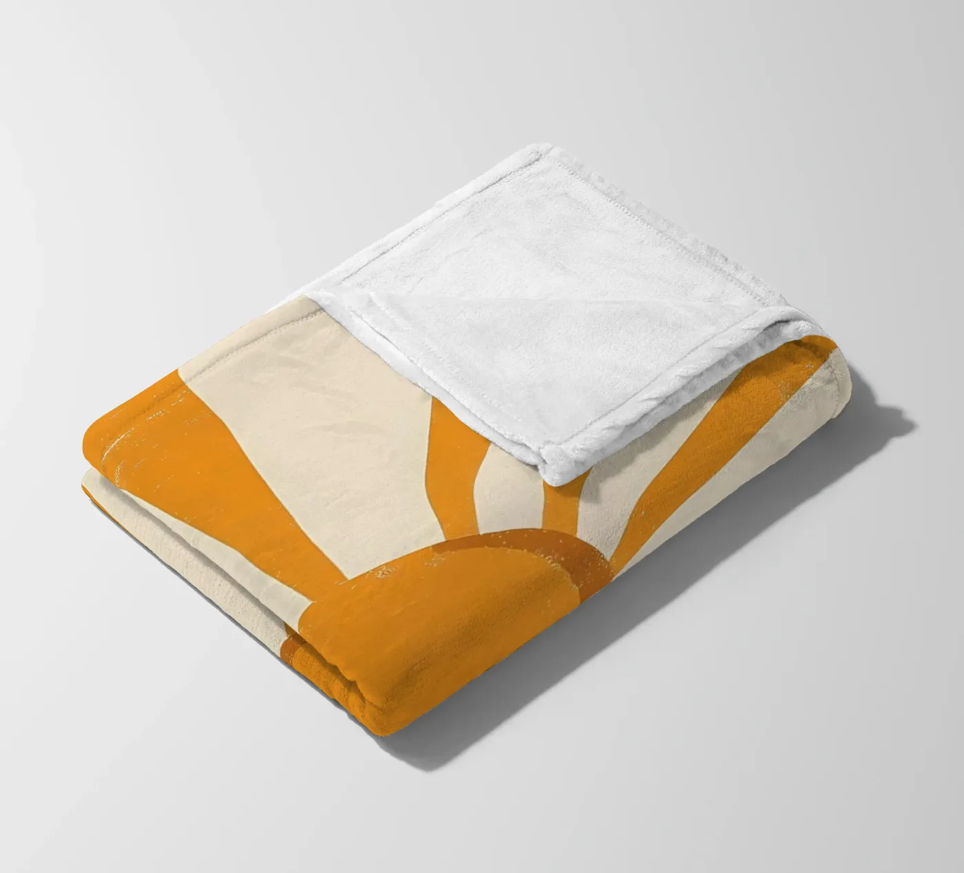 Boho Sun fleece blanket by IamHomeStudio
