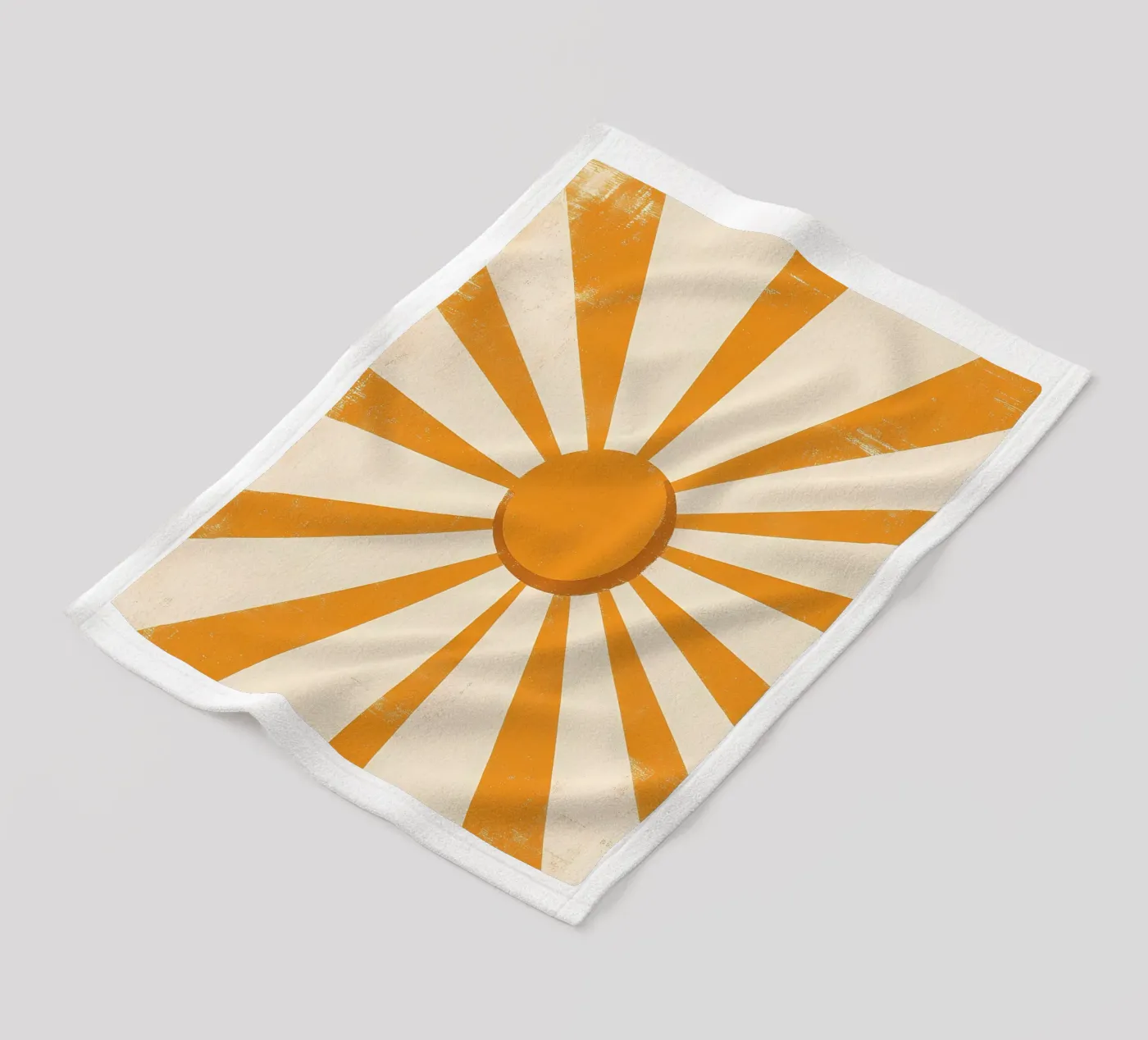Boho Sun fleece blanket by IamHomeStudio