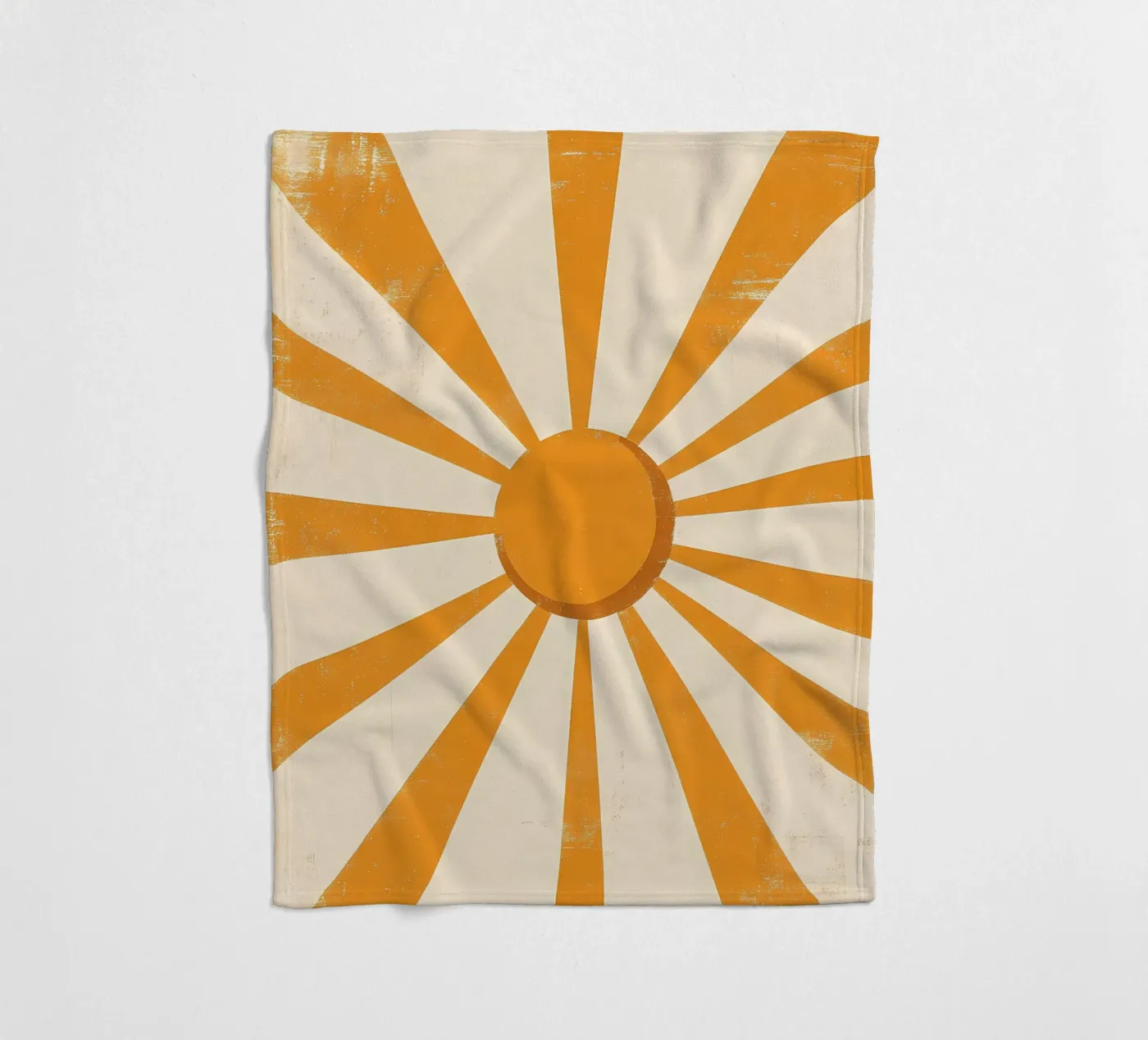 Boho Sun fleece blanket by IamHomeStudio