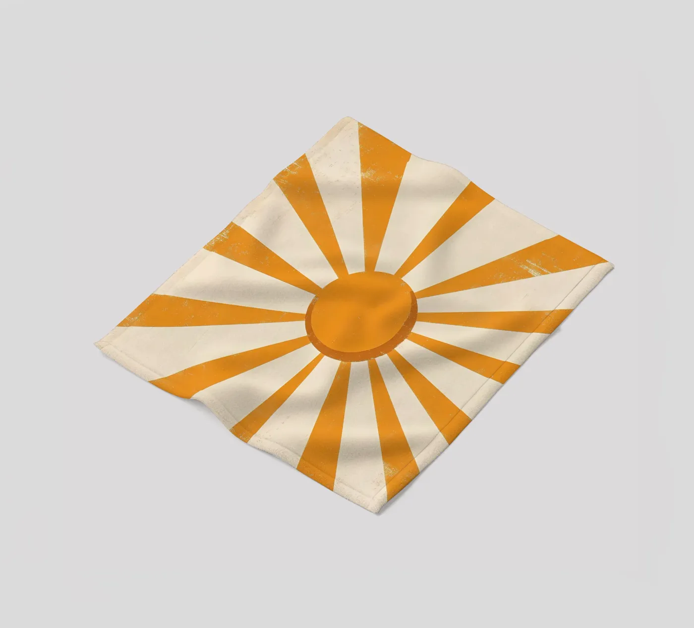 Boho Sun fleece blanket by IamHomeStudio