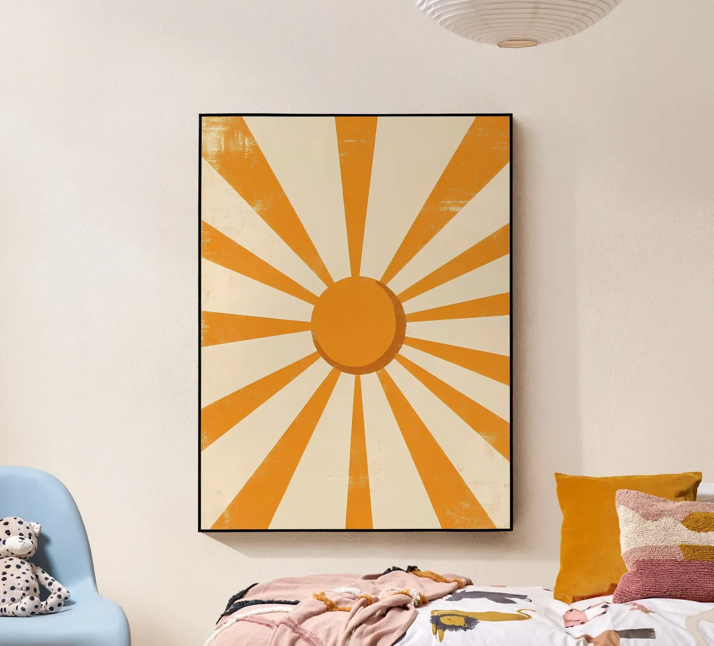 Boho-Sonne Acryl-Glas von IamHomeStudio